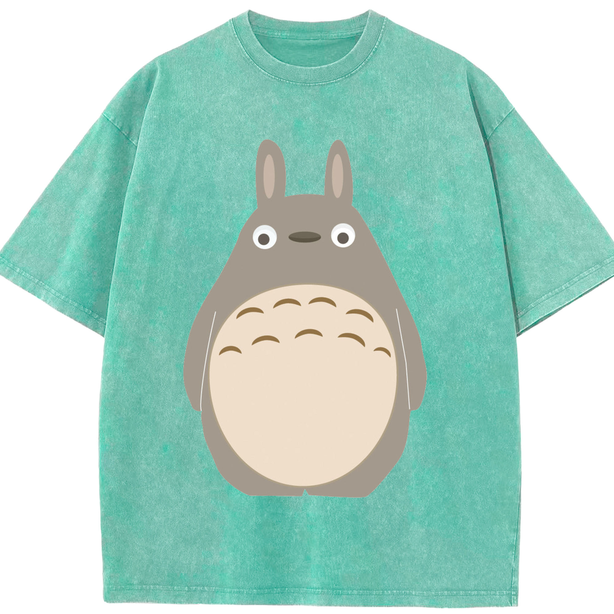 （画像用） となりのトトロ 草壁メイ 草壁サツキ My Neighbor Totoro Satsuki Kusakabe Mei Kusakabe 綿100% ヴィンテージ風 半袖Tシャツ（フロントプリント）